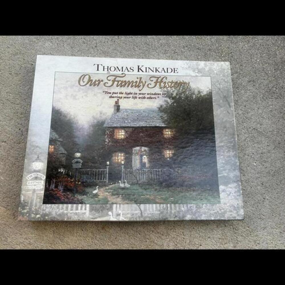 Thomas Kinkade Our Family History Art Collection NEW
